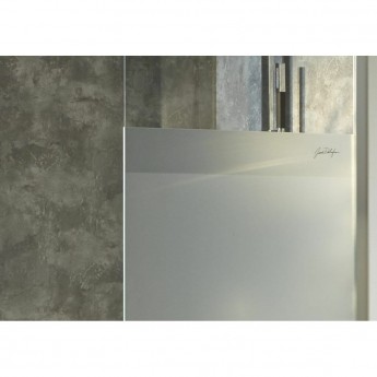 Душевое ограждение JACOB DELAFON CONTRA E22WD100-GA матовое 100х200 хром