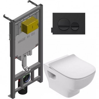 Комплект JACOB DELAFON STRUKTURA E21750RU-00 кнопка черная Комплект JACOB DELAFON STRUKTURA E21750RU-00 кнопка черная