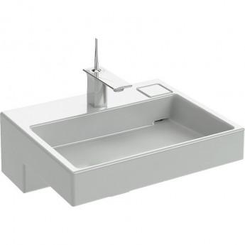 Раковина JACOB DELAFON TERRACE XD102K-00 80х49 подвесная, полувстраиваемая белая