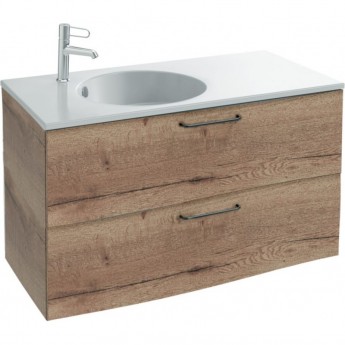 Тумба JACOB DELAFON ODEON RIVE GAUCHE EB2524-R9-E52 100 см под раковину дуб табак Тумба JACOB DELAFON ODEON RIVE GAUCHE EB2524-R9-E52 100 см под раковину дуб табак