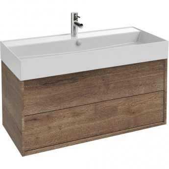 Тумба JACOB DELAFON VIVIENNE EB1585-E52-E52 под раковину, 100 см дуб табак